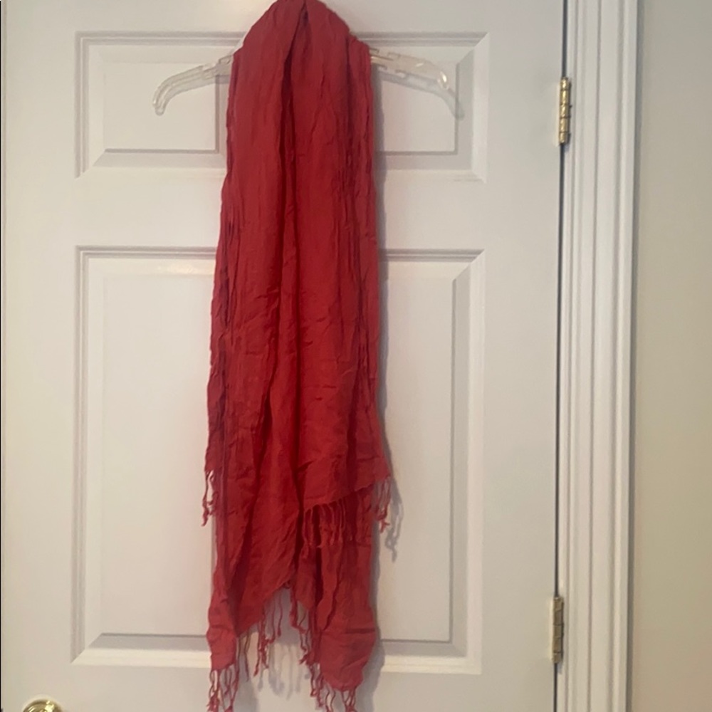 Pink scarf
